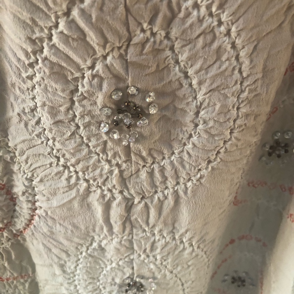 SILK,Silk , silk 100% silk boho vintage maxi skirt - Picture 4 of 9